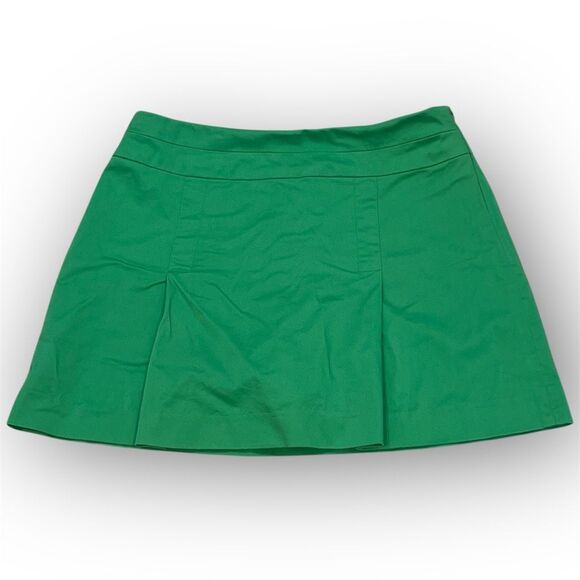 Herman Geist, Vintage Spring Green Front Pleated Athletic Golf Skort Women's 4 - Picture 1 of 14